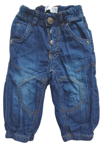 Mads og Mette tynde blå denimbukser str. 68