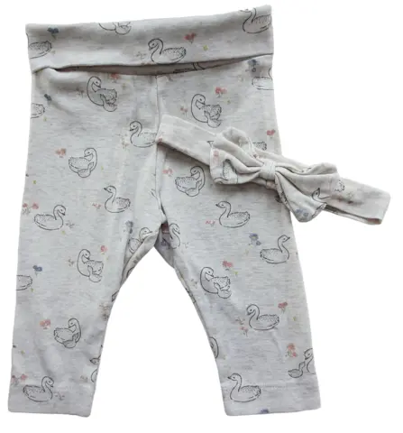 H&M lys beige babysæt str. 68