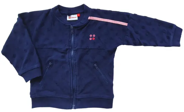 Lego wear mørkeblå sweat cardigan str. 92