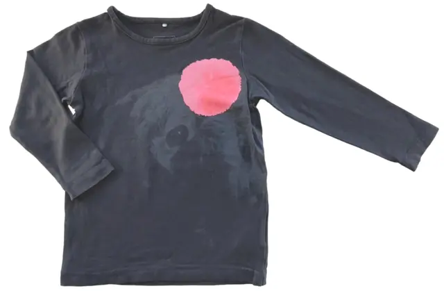 Name it grå langærmet T-shirt str. 86