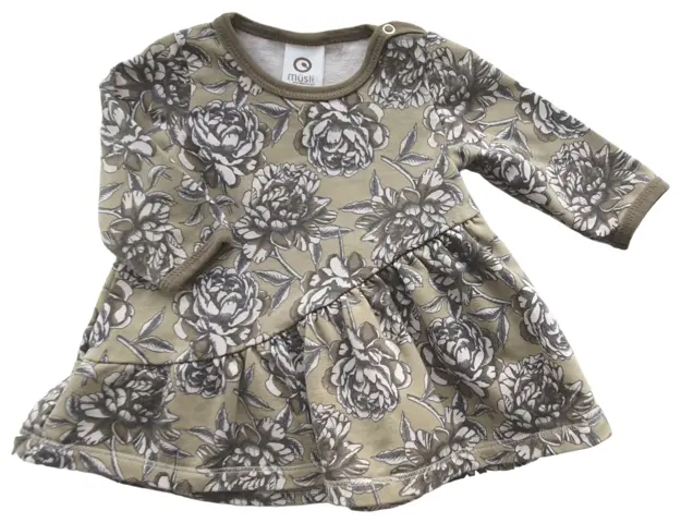 Müsli lysegrøn sweat kjole str. 56
