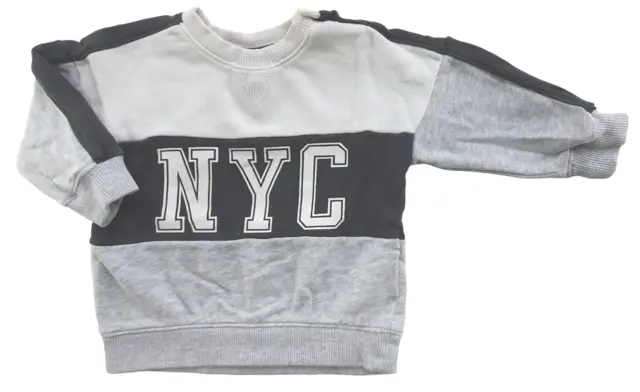 H&M  grå langærmet sweatshirt str. 68
