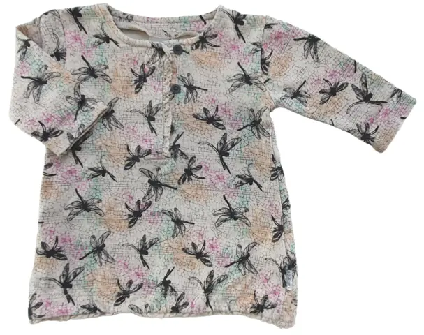 Name it beige sweat-kjole str. 62