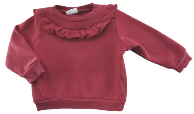 Friends rødlig lagærmet sweatshirt str. 80