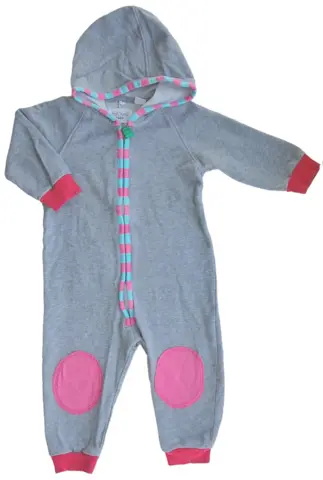 Fred's world lysegrå sweat heldragt str. 80