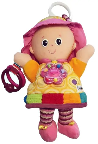 Lamaze farverig sød dukke