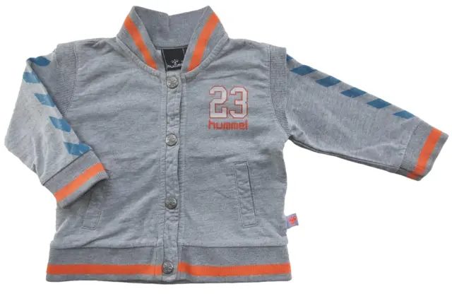 Hummel lysegrå sweat cardigan str. 74