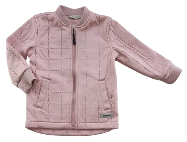 Papfar rosa langærmet termojakke str. 86