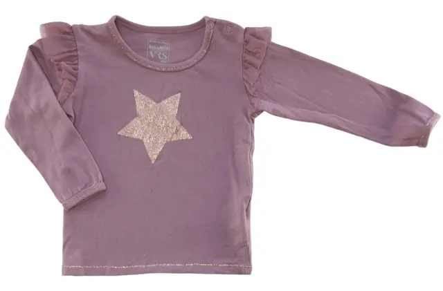 VRS lyselilla langærmet T-shirt str. 86