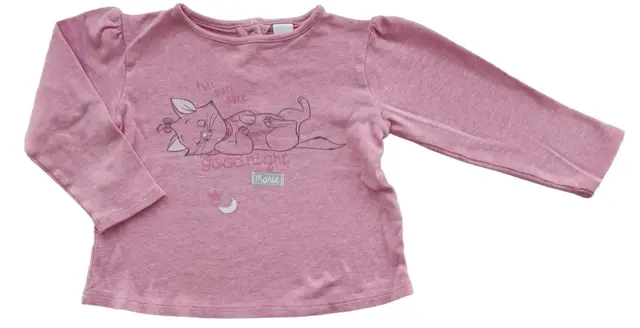 Disney lyserød langærmet bluse str. 92
