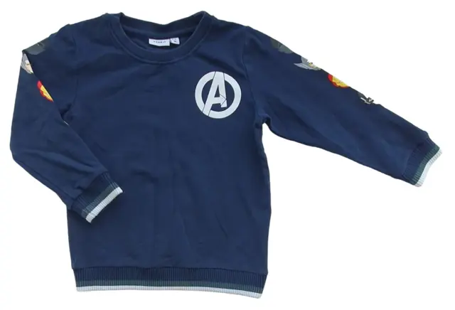 Name it mørkeblå langærmet sweatshirt str. 98