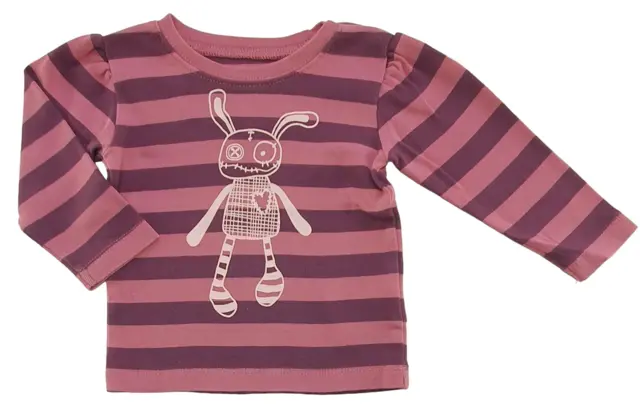Small Rags rødbrun stribet bluse str. 68