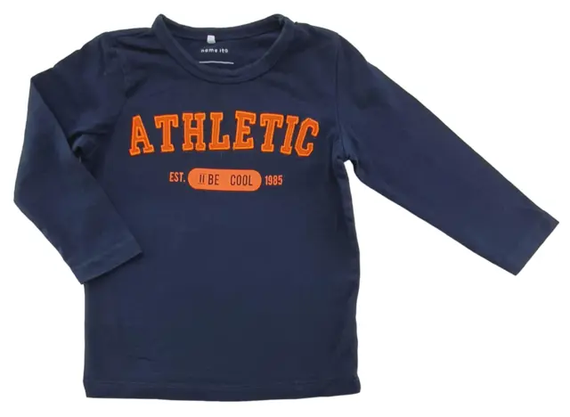 Name it mørkeblå langærmet T-shirt str. 80