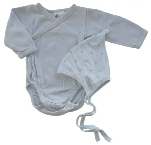 Joha og H&M lyseblå sæt str. 56