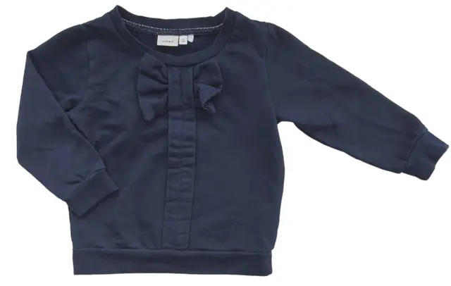 Name it mørkeblå langærmet sweatshirt str. 104