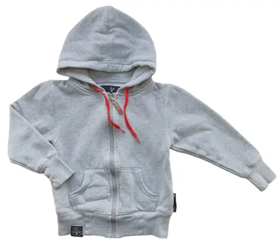 Lysegrå langærmet sweatshirt str. 2-3 år