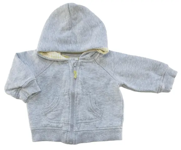 H&M lysegrå meleret sweatshirt str. 62