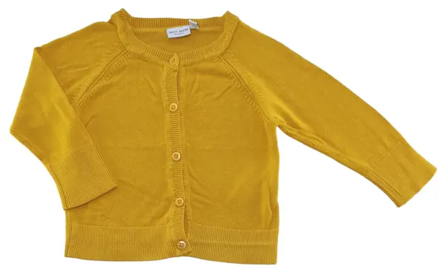 Name it varmgul finstrikket cardigan str. 92