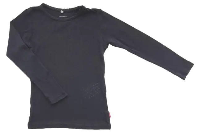 Name it sort langærmet T-shirt str. 116