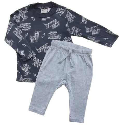 H&M og Gina tricot gråt sæt str. 74