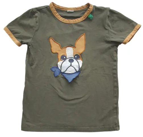 Fred's world armygrøn kortærmet T-shirt str. 110