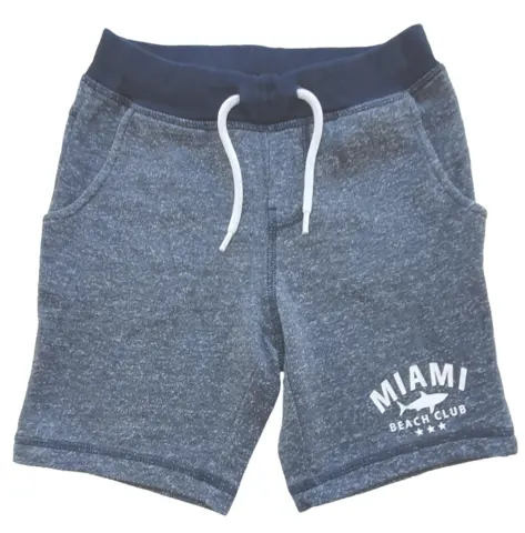 Name it blåmelerede sweat shorts str. 110