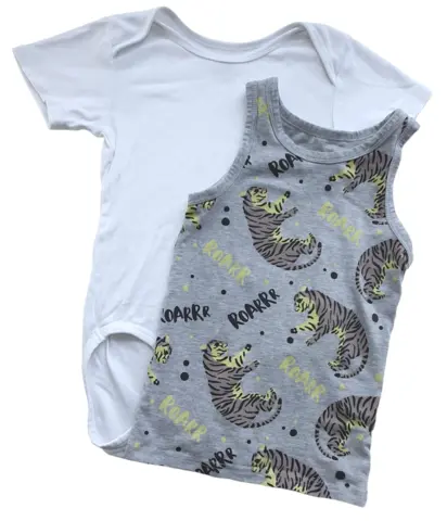 Name it undertrøje og H&M hvid body str. 104