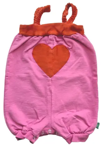 Fred's world pink og rød sweat heldragt str. 86