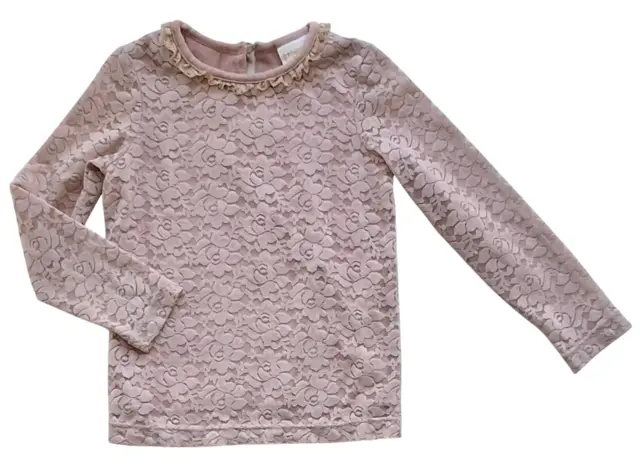 Pomp de lux rosa langærmet bluse str. 98