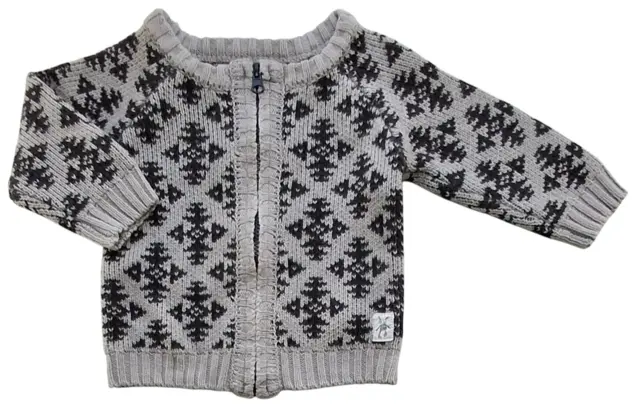 Small Rag grå uld trøje str. 74/80