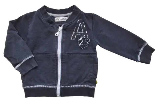 Minymo mørkeblå langærmet sweatshirt str. 74