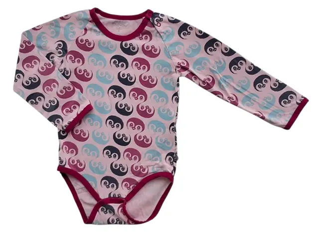 Minymo rosa langærmet body str. 92