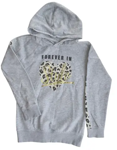 H&M lysegrå langærmet sweatshirt str. 134/140