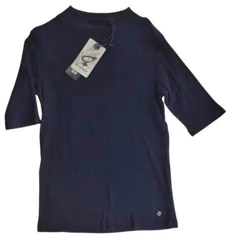 Ny Hound mørkeblåsort rib T-shirt str. XL