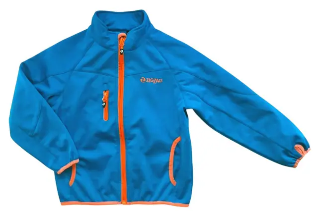 ZigZag turkisblå softshell jakke str. 5