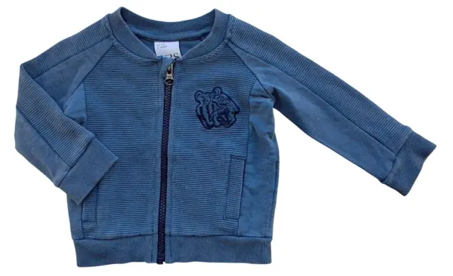 VRS gråblå langærmet sweatshirt str. 62