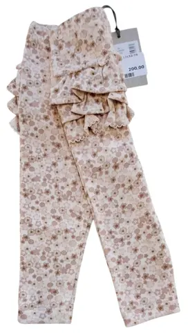 Nye Minymo rosa småblomstrede bukser