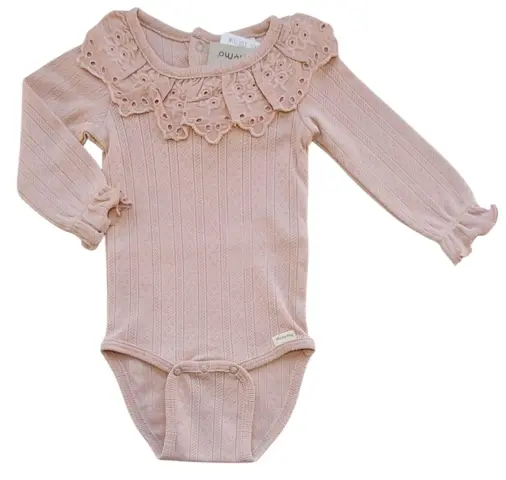 Ny Minymo rosa langærmet body