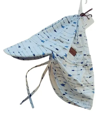 Ny Melton outwear lys gråblå solhat str. 47 cm