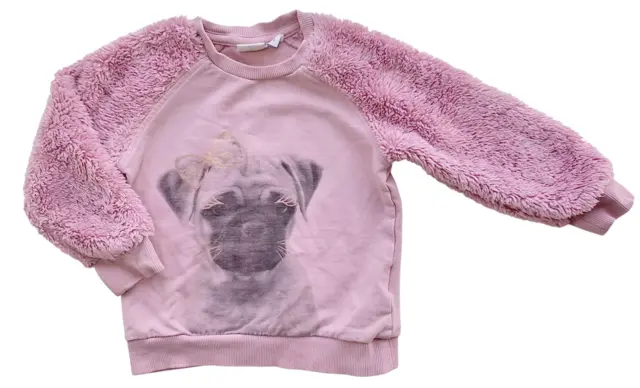 Name it rosa langærmet sweatshirt str. 86