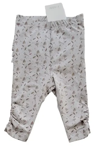 Nye Fixoni beige leggings med print