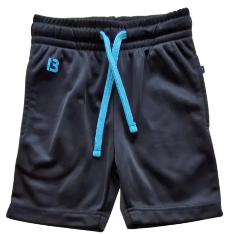 Sorte polyester korte shorts str. 98-104