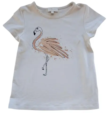 Pomp de lux beige kortærmet T-shirt str. 110-116