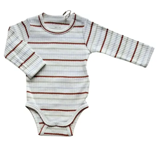 Ny Fixoni råhvid stribet rib body