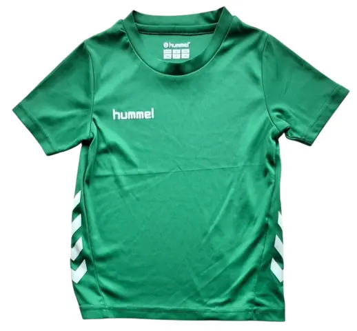 Hummel grøn kortærmet T-shirt str. 104