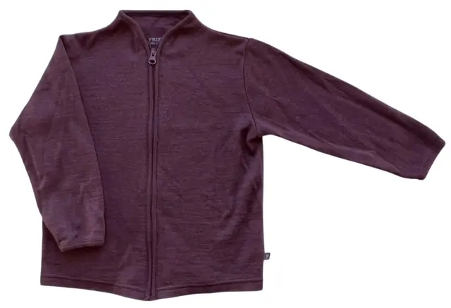 Friends lyngfarvet uld cardigan str. 86-92