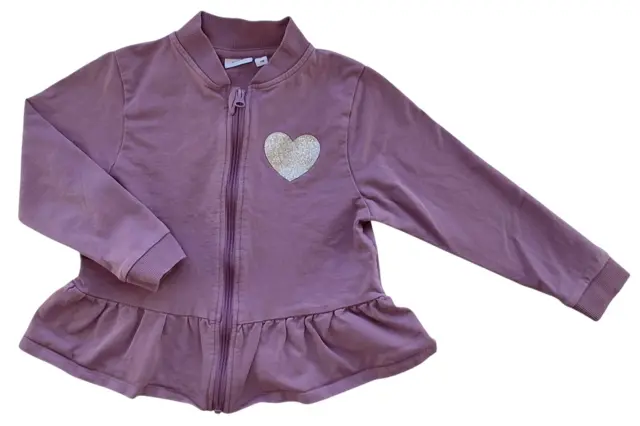 Guppy lilla langærmet sweat bluse str. 110