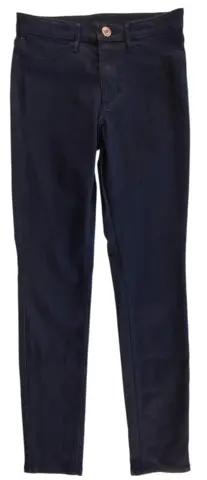 H&M sort elastiske langbukser str. 140