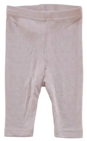 Friends rosa silke og uld leggings str. 50-56