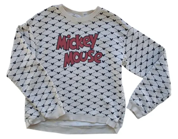 H&M Disney beige langærmet sweatshirt str. 146-152